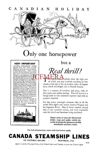 Canada steamships shipping - canada,