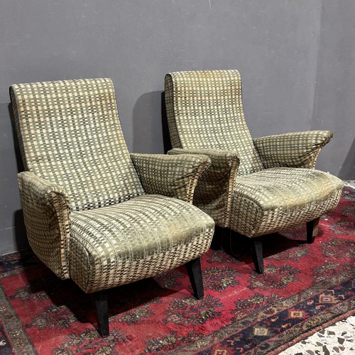 Pair 1950s design armchairs - pair, of
