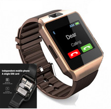 UK Smart Watch /Phone SIM SLOT Camera Sleep Monitor Pedometer Android & iOS