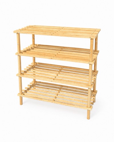 Bamboo wooden shoes rack - bamboo,