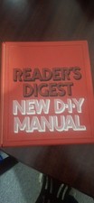 Reader's Digest New DIY Manual, sturdy plastic cover, 1990, home and garden