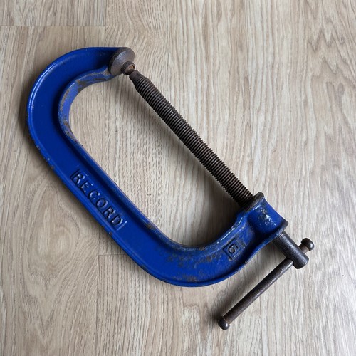 Vintage record g clamps - vintage, 6"