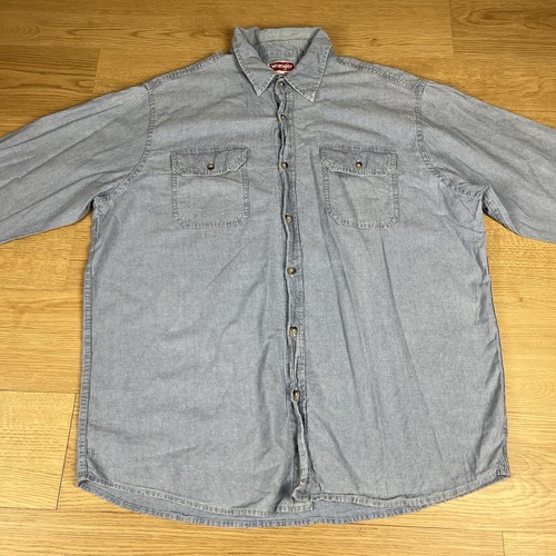 Wrangler denim shirt - mens, l