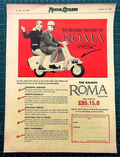 Raleigh roma scooter - raleigh,