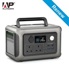 ALLPOWERS 299Wh Portable Power Station 600W Solar Generator for Camping Trip