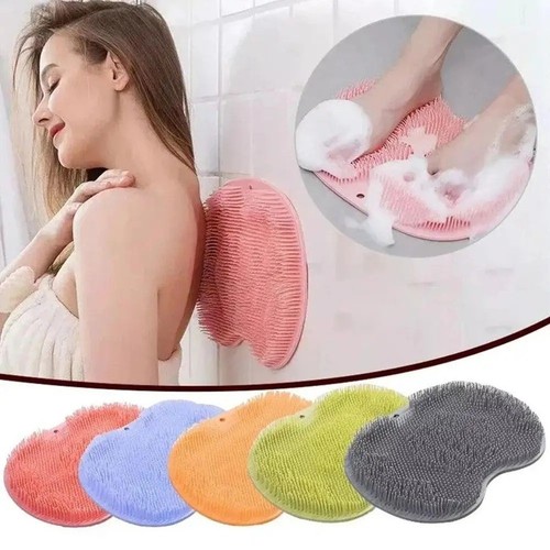 Shower foot scrubber - shower, back
