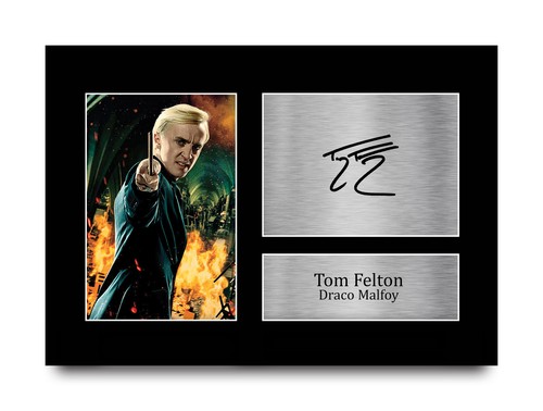 Tom felton signed draco - tom, malfoy