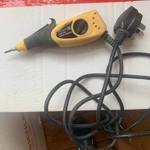 Electric grout remover - grout,