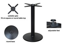 black premium cast iron table