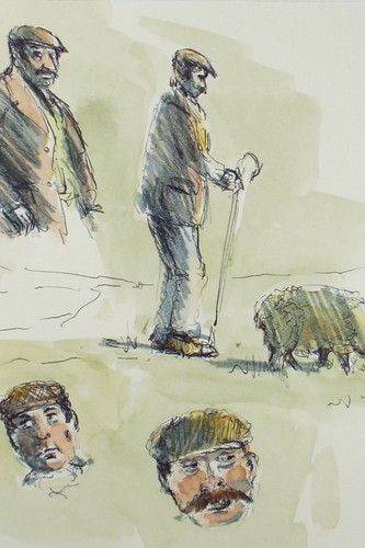 Original watercolour ink - original, &