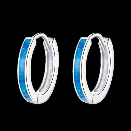 Beautiful blue opal - beautiful, hoop