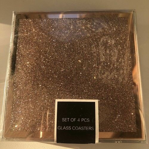 Rose gold range - rose, glass