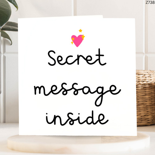 Secret message inside - secret,