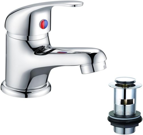 Chrome basin sink monobloc - chrome,