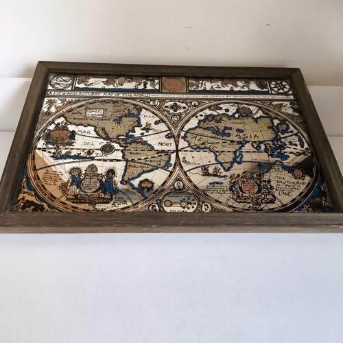 Vintage john speed world map - speed,