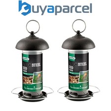 2 x Gardman Black Metal Steel