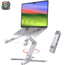 Silver Laptop Stand -