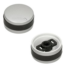 Lamona silver hob control knob - lamona,