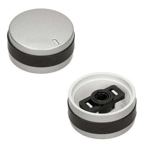 Lamona silver hob control knob - lamona,