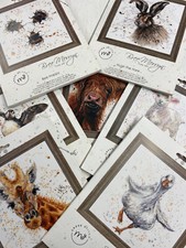 Bree Merryn Counted Cross Stitch Kits Bee Hare Giraffe Lamb Puffin Highland Cow