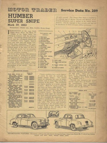 Humber super snipe - humber,