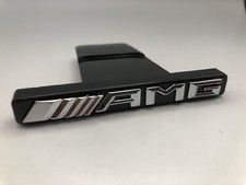 Mercedes AMG Front Grill Badge Emblem GT Panamericana - Chrome & Black