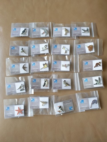 20x rspb enamel pin badges - 20x,