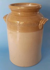 Vintage Welsh Stoneware Storage Jar/Crock Priests Canton Cardiff approx 10" high