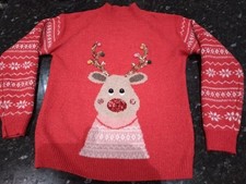 Next Girls Christmas Jumper