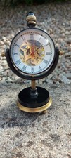 Caxford Antique Brass and Bronze Paperweight Clock