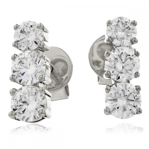 Genuine diamond earrings - genuine,