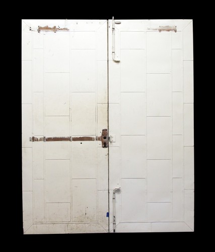 Double white painted - white, metal