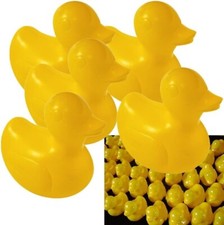 50 x 7cm YELLOW PLASTIC DUCKS