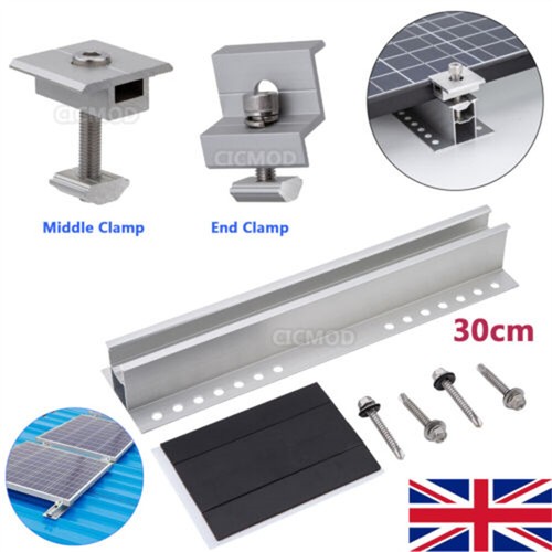 Solar panel rail bracket - solar,