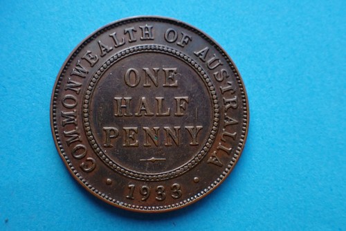 Australia 1933 half penny - 1933,