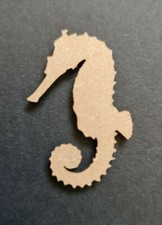 Seahorse Shaped Laser cut MDF