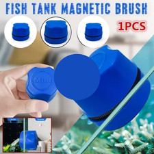 Mini Magnetic Brush Cleaner Glass Algae Aquarium Magnet Fish Tank Aquatic UK