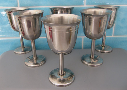 Vintage set stainless - vintage, 5"