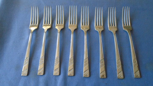Silver plated forks - , set