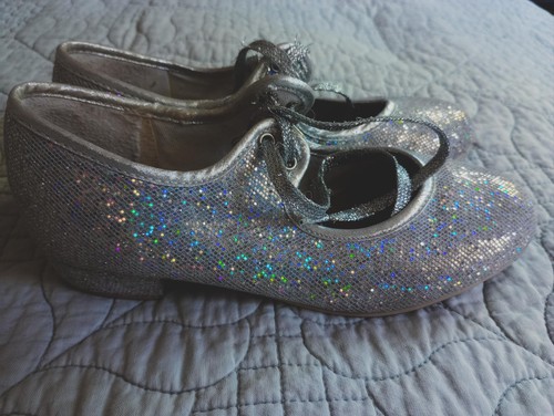 Silver sparkly katz - sparkly, shoes