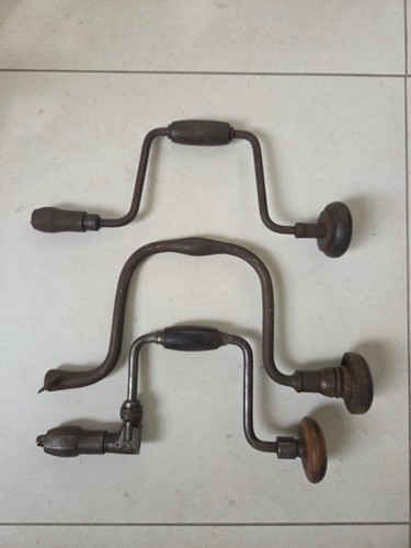 Vintage hand drills - hand, &
