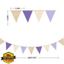 Party Pennant Banner 30ft