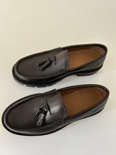 ZARA Mens Brown Leather Tassel