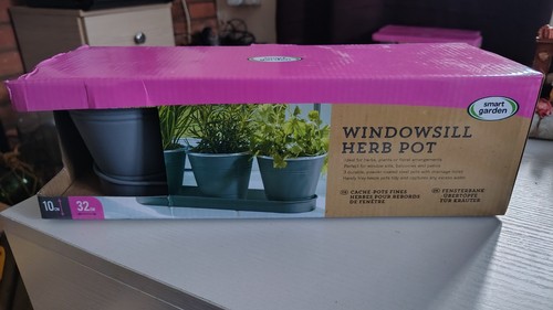 Smart garden windowsill - smart, herb
