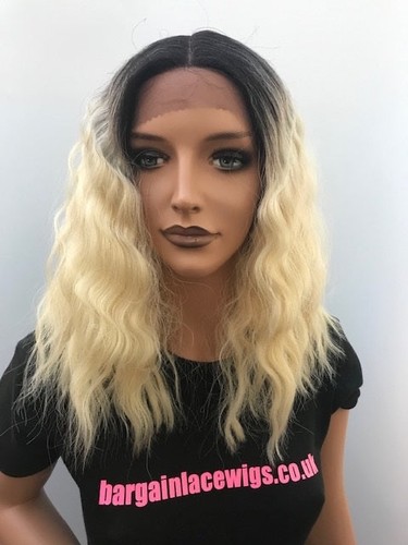 Synthetic lace front wig - synthetic, wavy