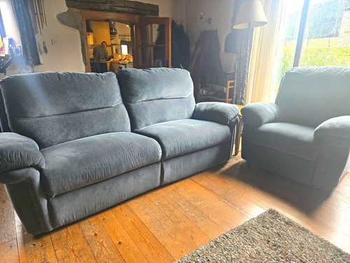 Boy steel blue fabric - steel,