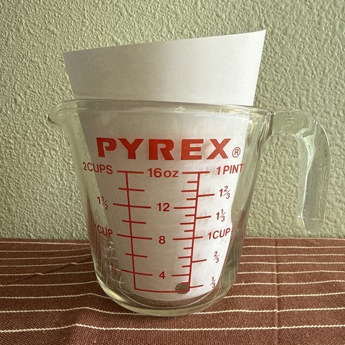Vintage cups pyrex 516 glass - 516,
