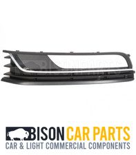 Front Left Bumper Chrome Grille with Fog Light Hole for VW Passat B7 2011-2014