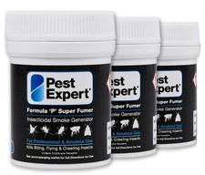 Flea Bomb Foggers For House Treatment Pest Expert Formula 'P' Supersize 3 x 11g