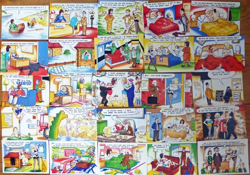 Vintage bamforth saucy - x,